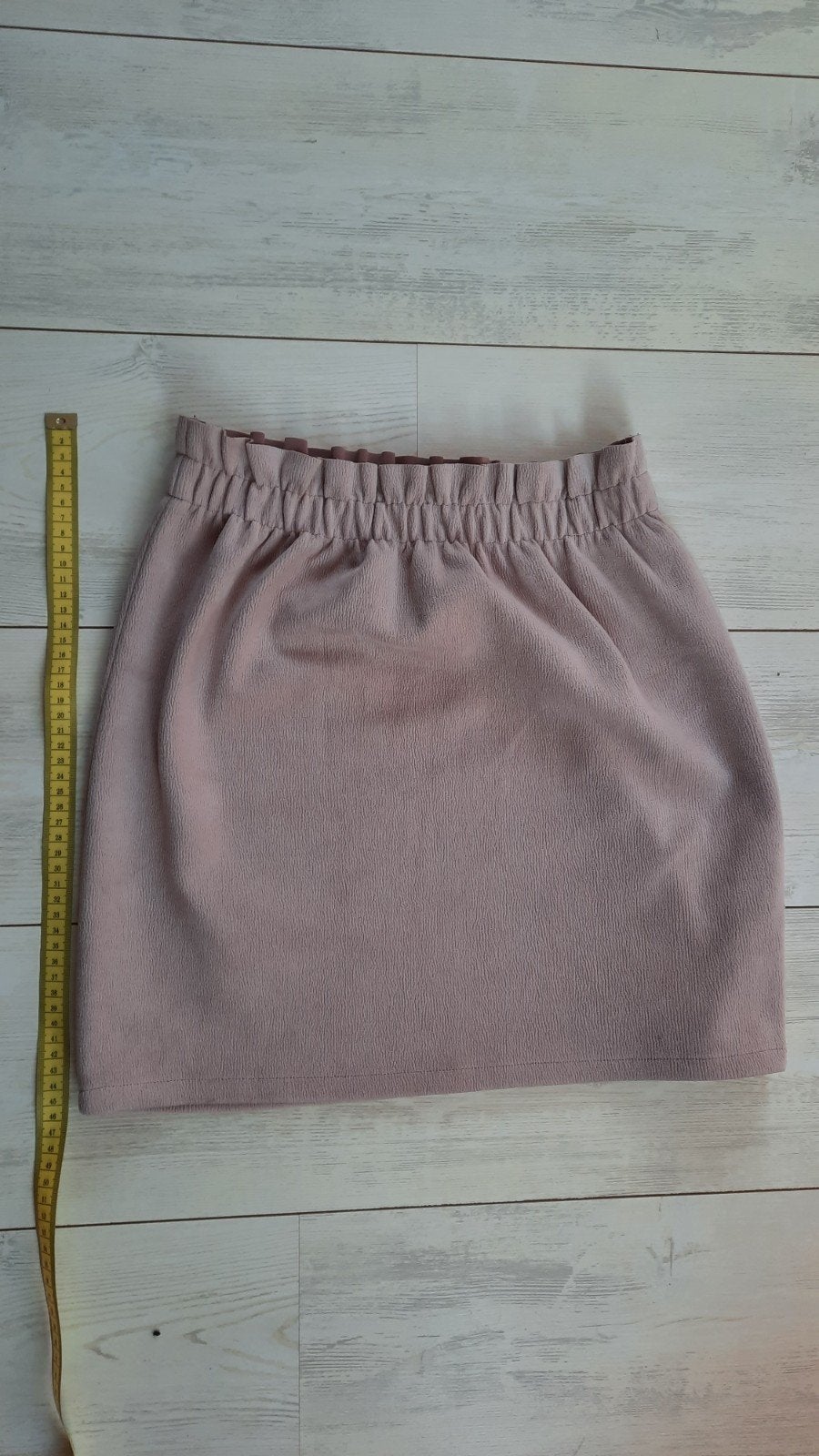 Nieuwe roze mini-rok maat M met elastische taille, Maat 38/40 (M), Zo goed als nieuw, Roze, Boven de knie