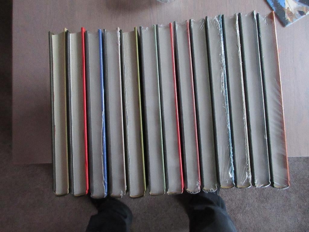 Tom Poes 13 delen boeken luxe, Marten Toonder, Ophalen of Verzenden, Zo goed als nieuw, Meerdere stripboeken