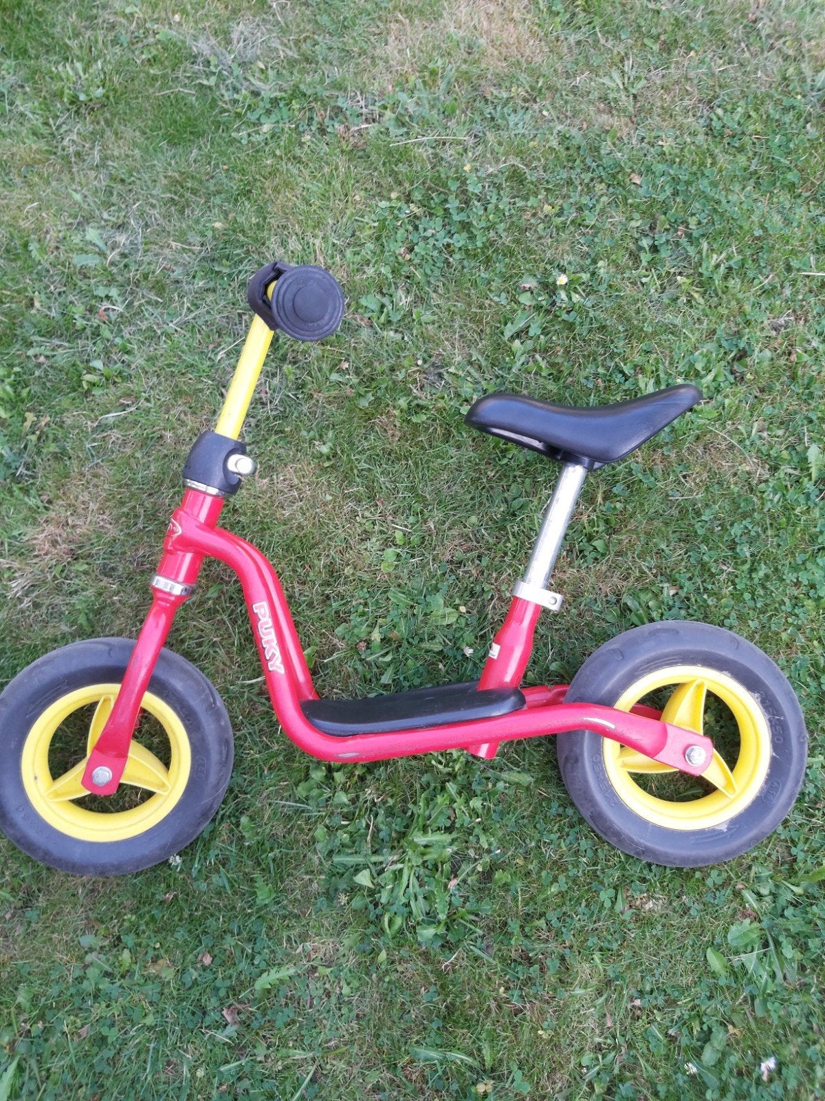 Puky loopfiets rood/geel - perfect voor de kleintjes!, Ophalen, Gebruikt, Minder dan 16 inch, Puky