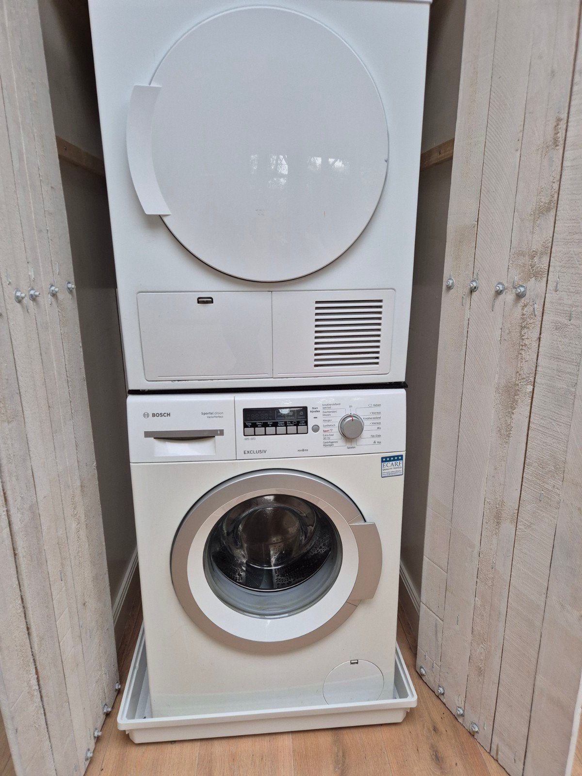 Wasmachine en droger van bosch, Ophalen, Gebruikt, 85 tot 90 cm