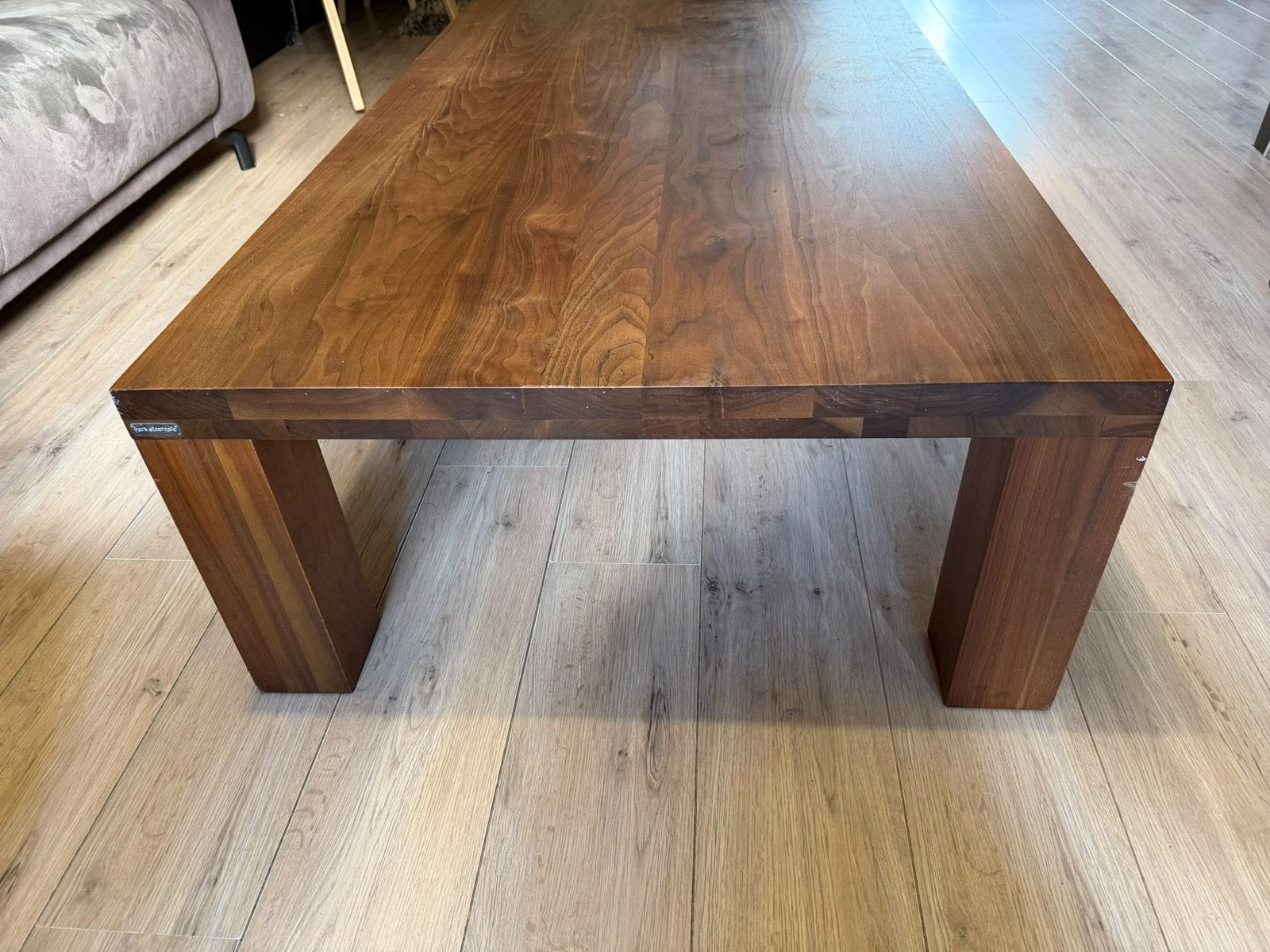 Bert Plantagie salon tafel 1,60 x 0,80, Ophalen, Zo goed als nieuw, Rechthoekig, 50 tot 100 cm