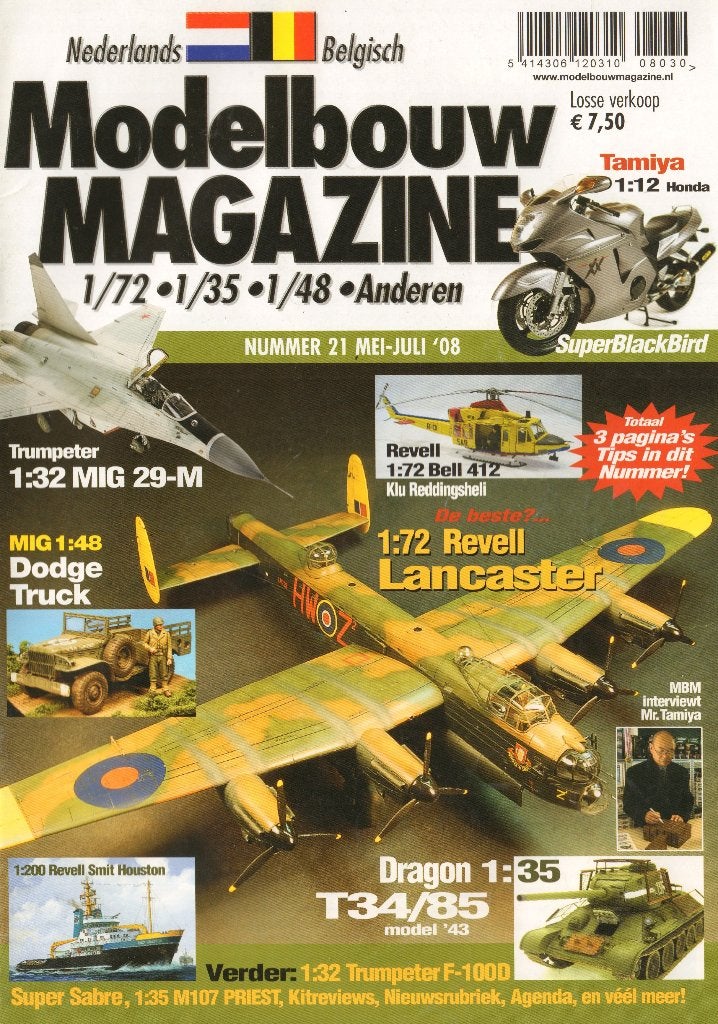 Modelbouw magazine Nr 21, Verzenden, 1:32 tot 1:50, Auto, Overige merken