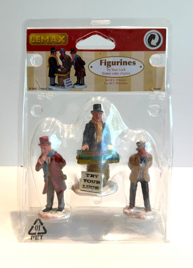 Lemax Try Your Luck, set of 3 (72392) Rare, Verzenden