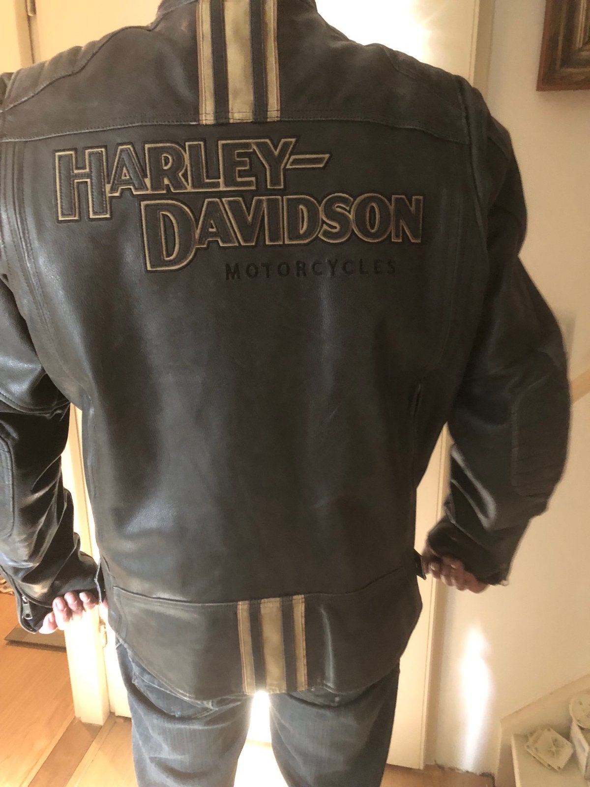 Harley-Davidson Leren Motorjas - Zo goed als nieuw, Ophalen, Tweedehands, Heren, Jas | leer