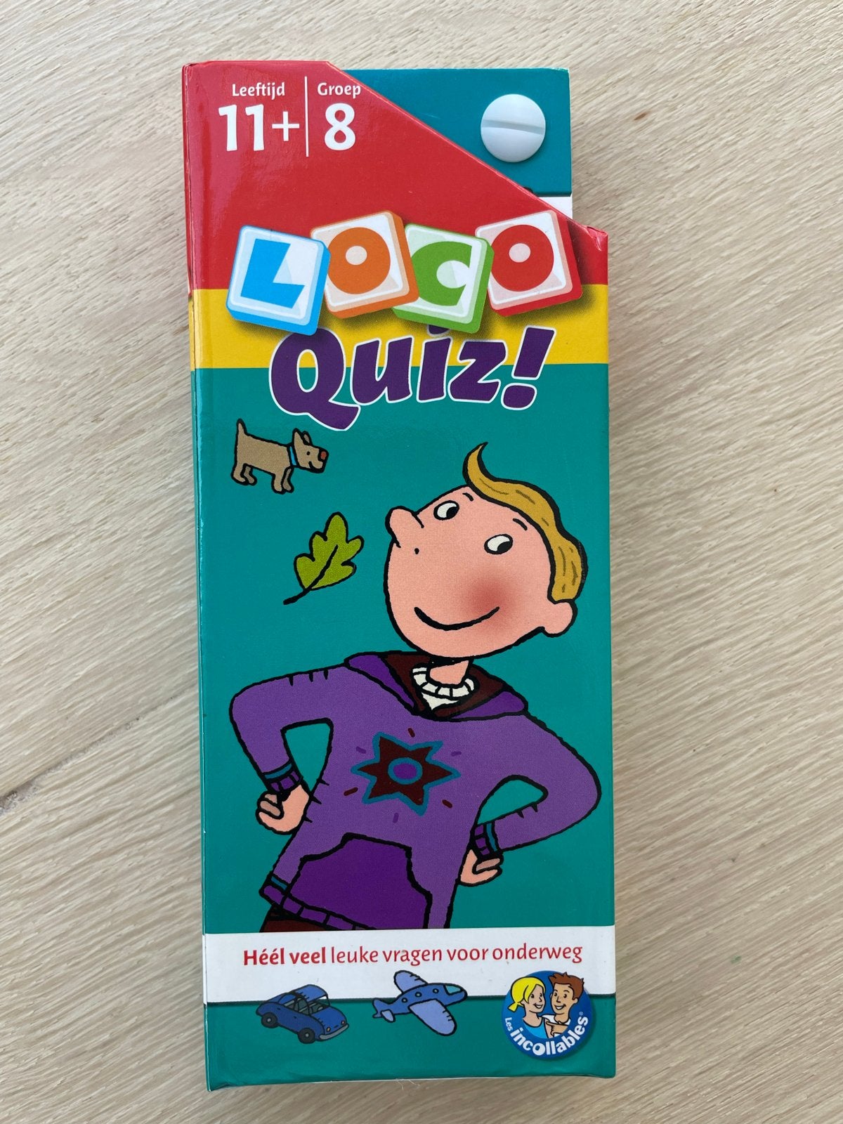 Loco Quiz! Educatief spel voor onderweg, Ophalen of Verzenden, Minder dan 500 stukjes, Gebruikt, Overige typen