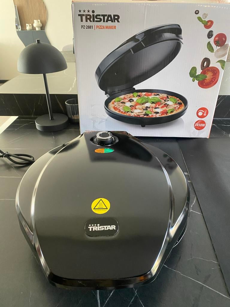 Tristar Pizza Pan Zwart - Zo goed als nieuw, Ophalen of Verzenden, Zo goed als nieuw