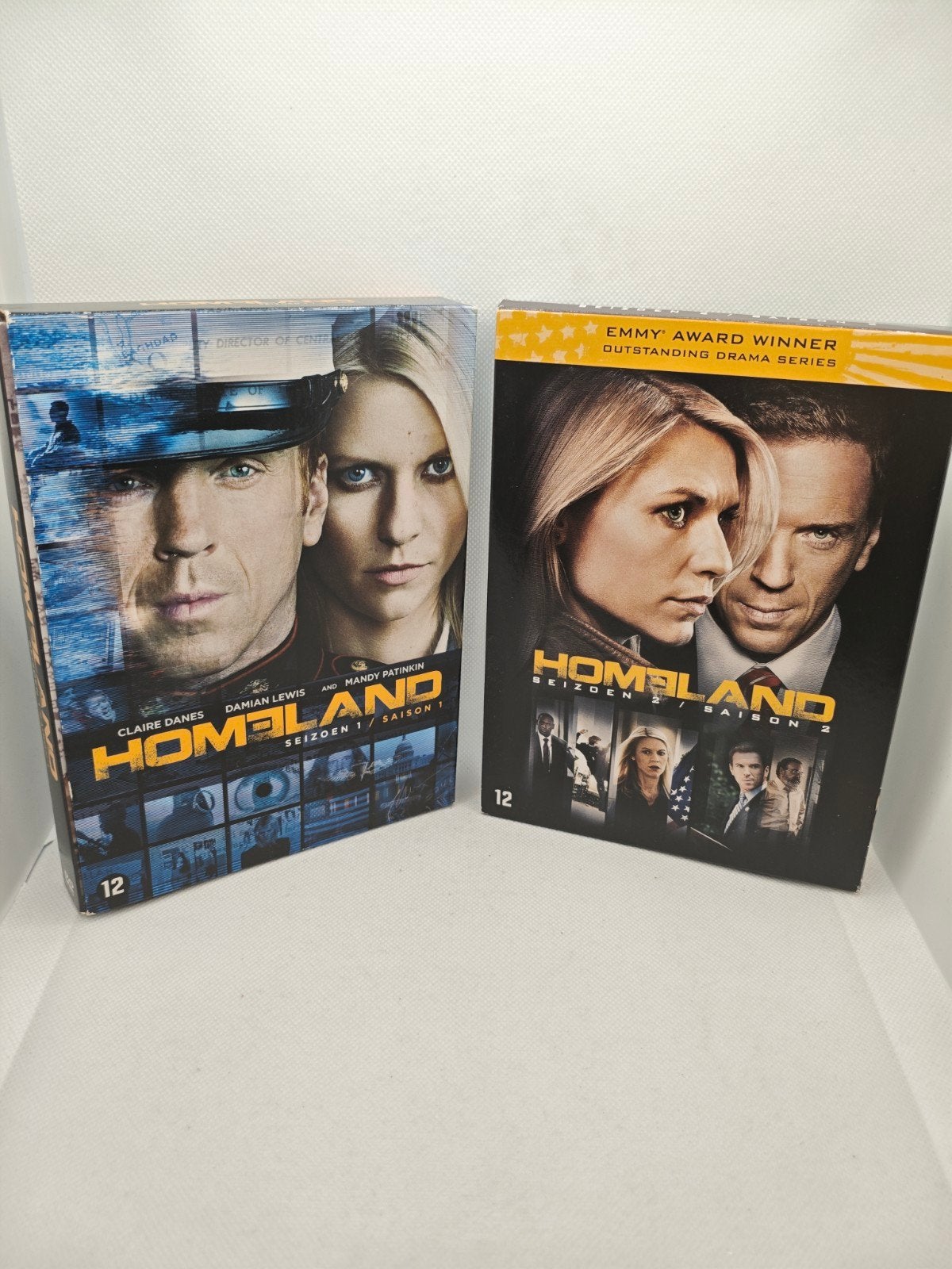 Homeland seizoen 1 en 2 dvd box, Alle leeftijden, Ophalen of Verzenden, Zo goed als nieuw