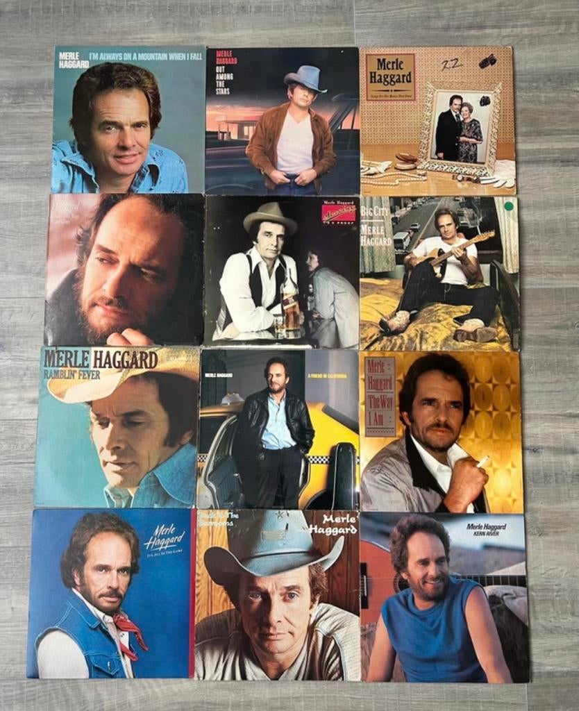 Merle Haggard vinyl LP's, Cd's en Dvd's, Ophalen of Verzenden, Gebruikt, 12 inch