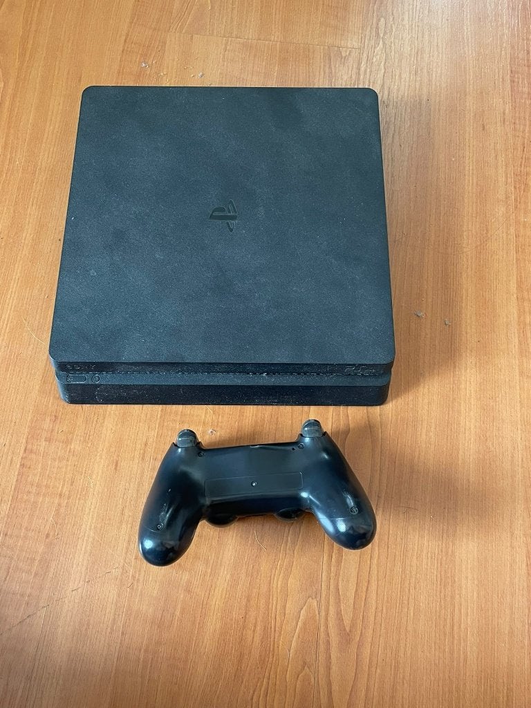 PS4 + controller, Ophalen, Zo goed als nieuw, 1 TB, Met 1 controller