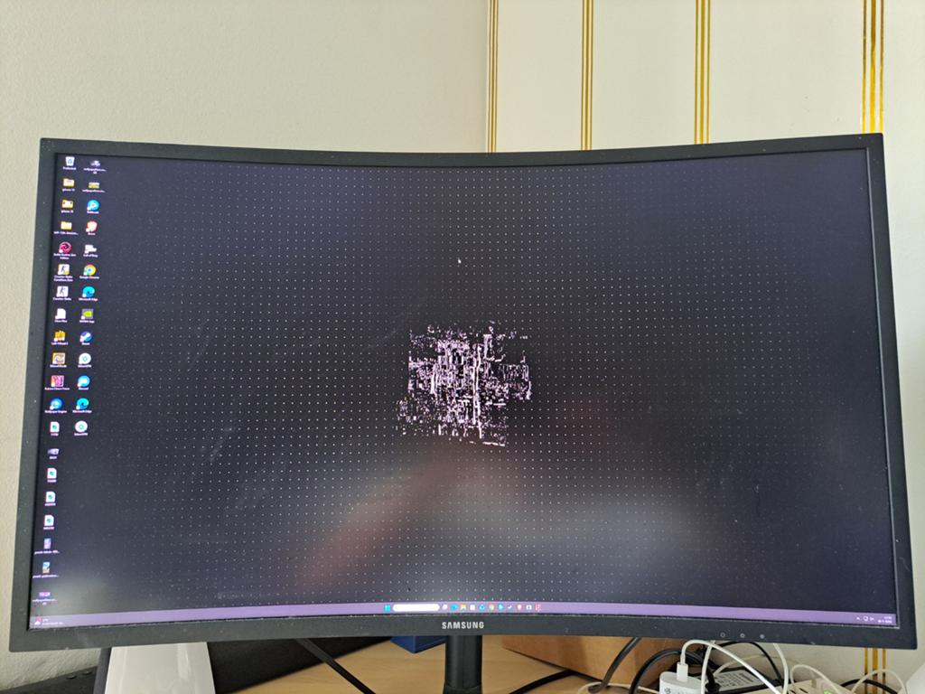32 Inch SAMSUNG CURVED, 144HZ, 2560X1440, DEFECT, Computers en Software, Monitoren, Gebruikt, 101 t/m 150 Hz, VA, Ultra HD (4K)