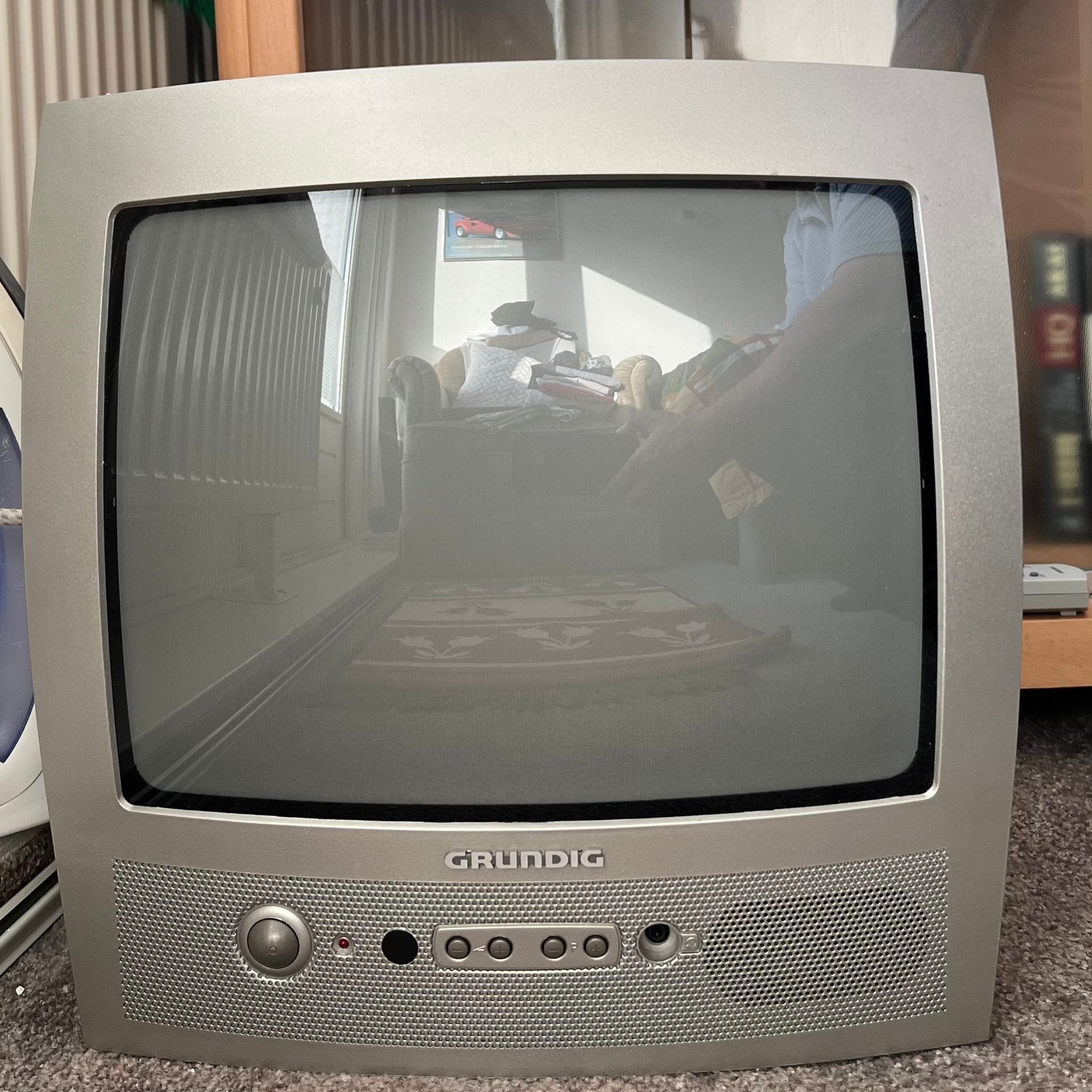 Grundig 37 cm CRT TV met Scart en Teletekst, Audio, Tv en Foto, Ophalen, Gebruikt, Minder dan 40 cm, Grundig