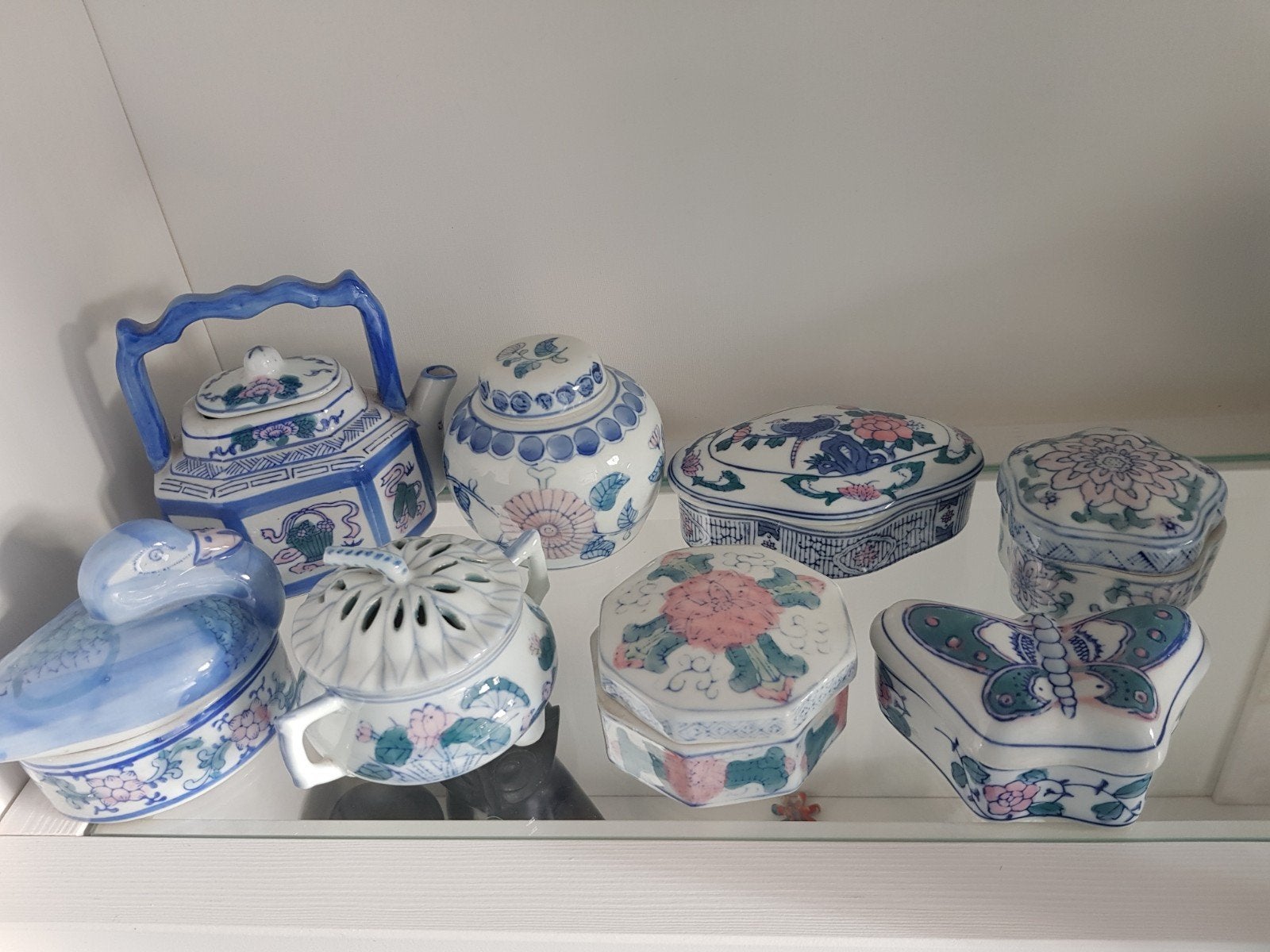 Chinees Porselein Decoratieve Items 8x, Antiek en Kunst, Antiek | Porselein, Ophalen of Verzenden