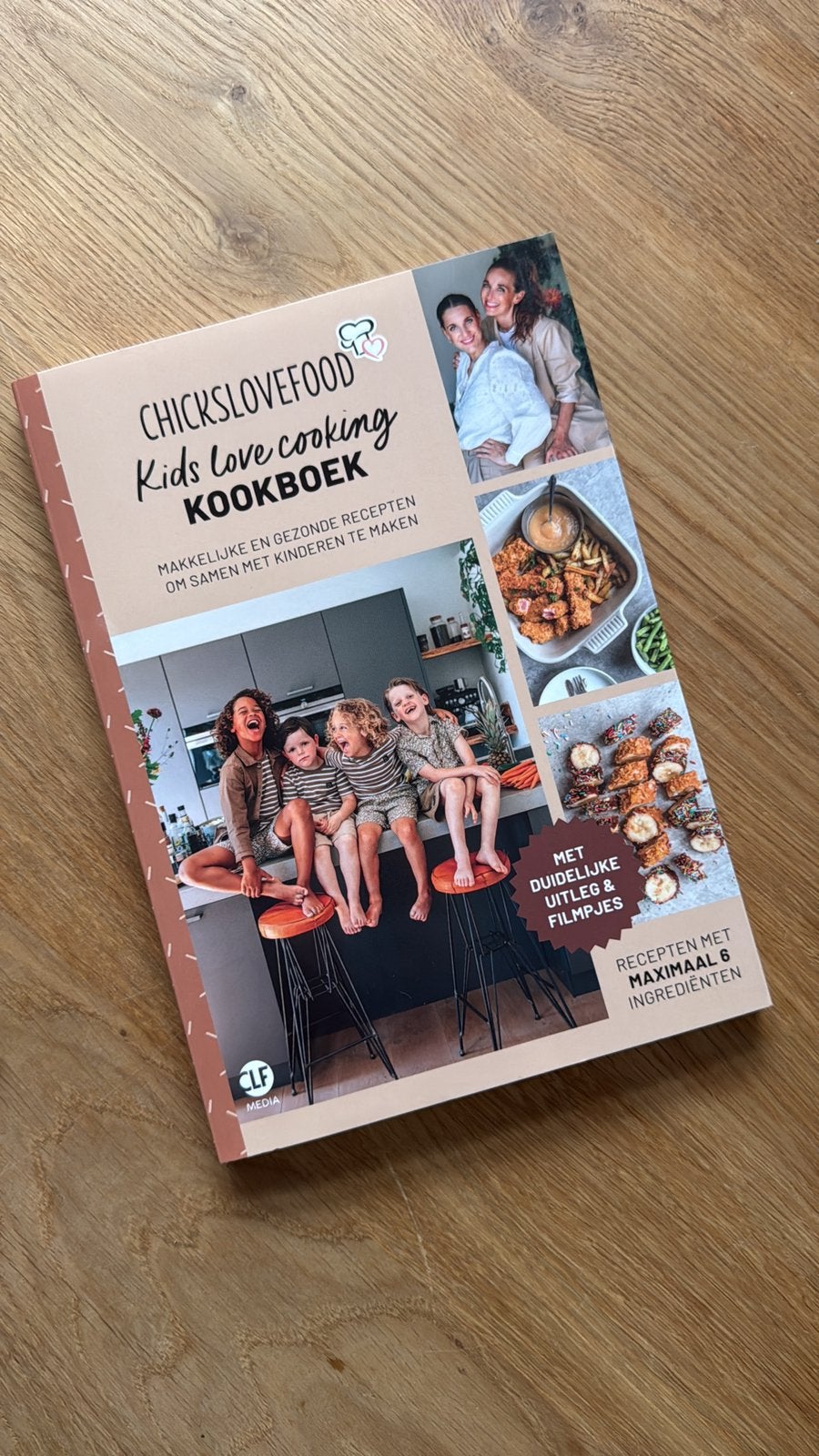 Chickslovefood - Kinder kookboek - paperback, Ophalen of Verzenden, Nieuw