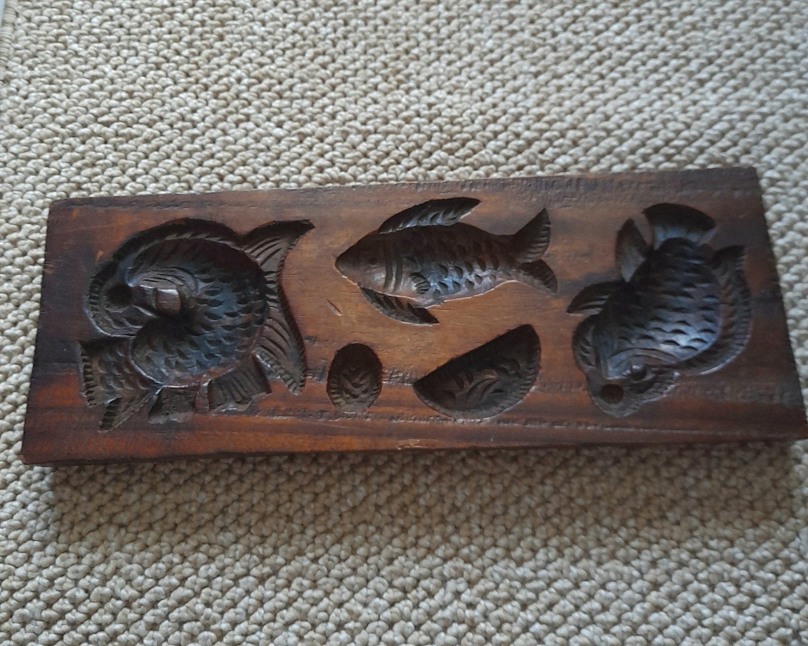 Antieke speculaasplank suikerplank 38x14x3 cm NR 8 S, Ophalen of Verzenden