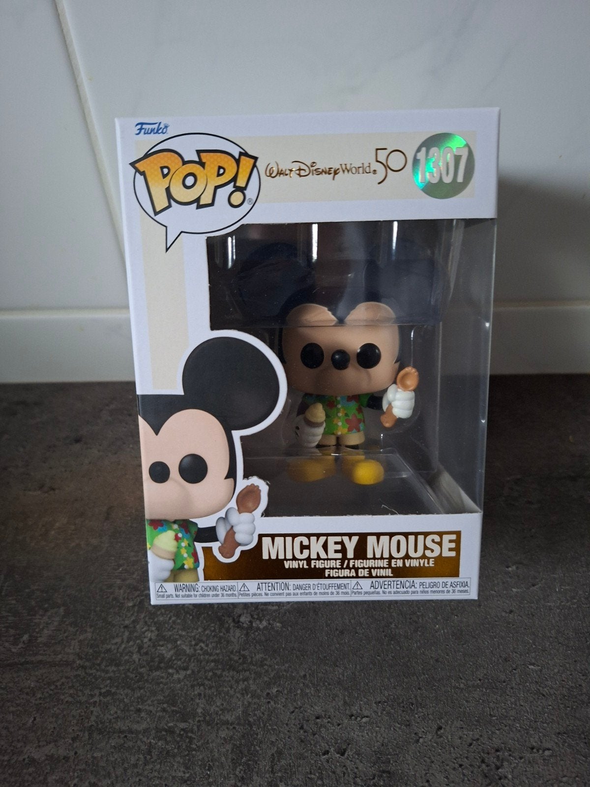 Funko Pop! Walt Disney World 50th - Mickey Mouse #1307, Ophalen, Mickey Mouse, Nieuw, Beeldje of Figuurtje
