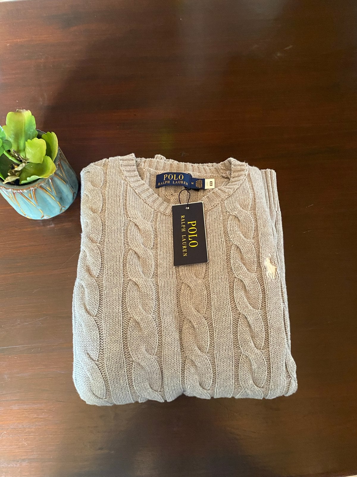 Ralph lauren knit, Ophalen of Verzenden, Nieuw, Maat 48/50 (M), Grijs