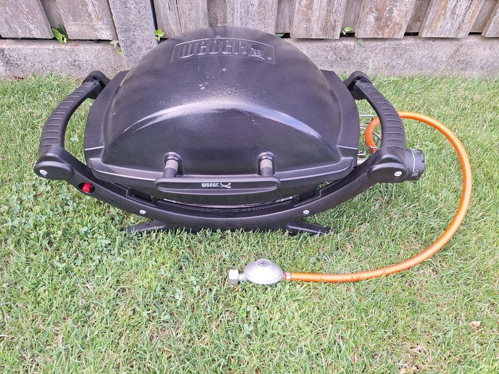 Weber Q gasbarbecue, Tuin en Terras, Gasbarbecues, Ophalen, Gebruikt, Weber