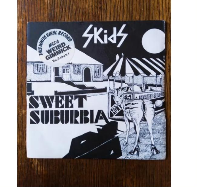original white single- Skids- Suburbia *1978*, Fotohoes, Ophalen of Verzenden, Zo goed als nieuw, Overige genres