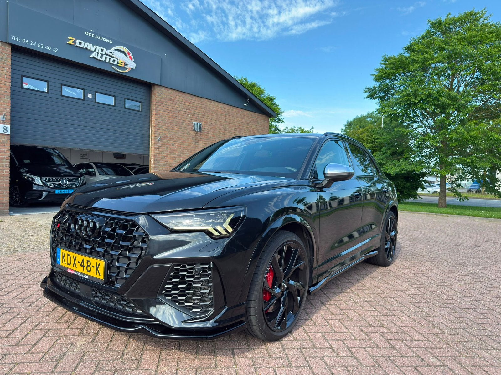 Audi Q3 RS 400pk S Tronic Quattro 2020 Zwart, Auto's, Automaat, 4 cilinders, Zwart, 10 km/l