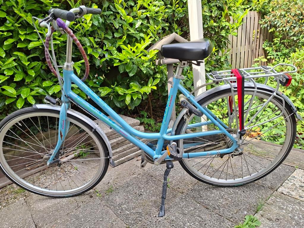 Damesfiets Batavus, framemaat 53, blauw, Ophalen, Gebruikt, Versnellingen, Batavus