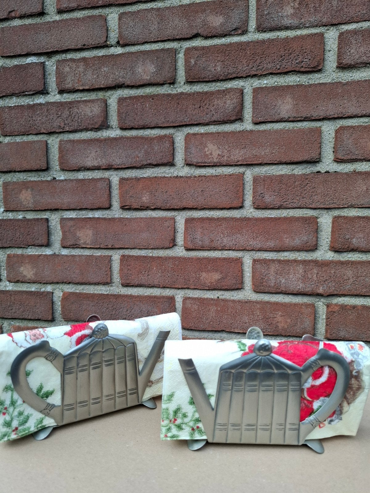 2 servetten houders theemok decoratie, Ophalen, Nieuw, Overige stijlen, Overige typen