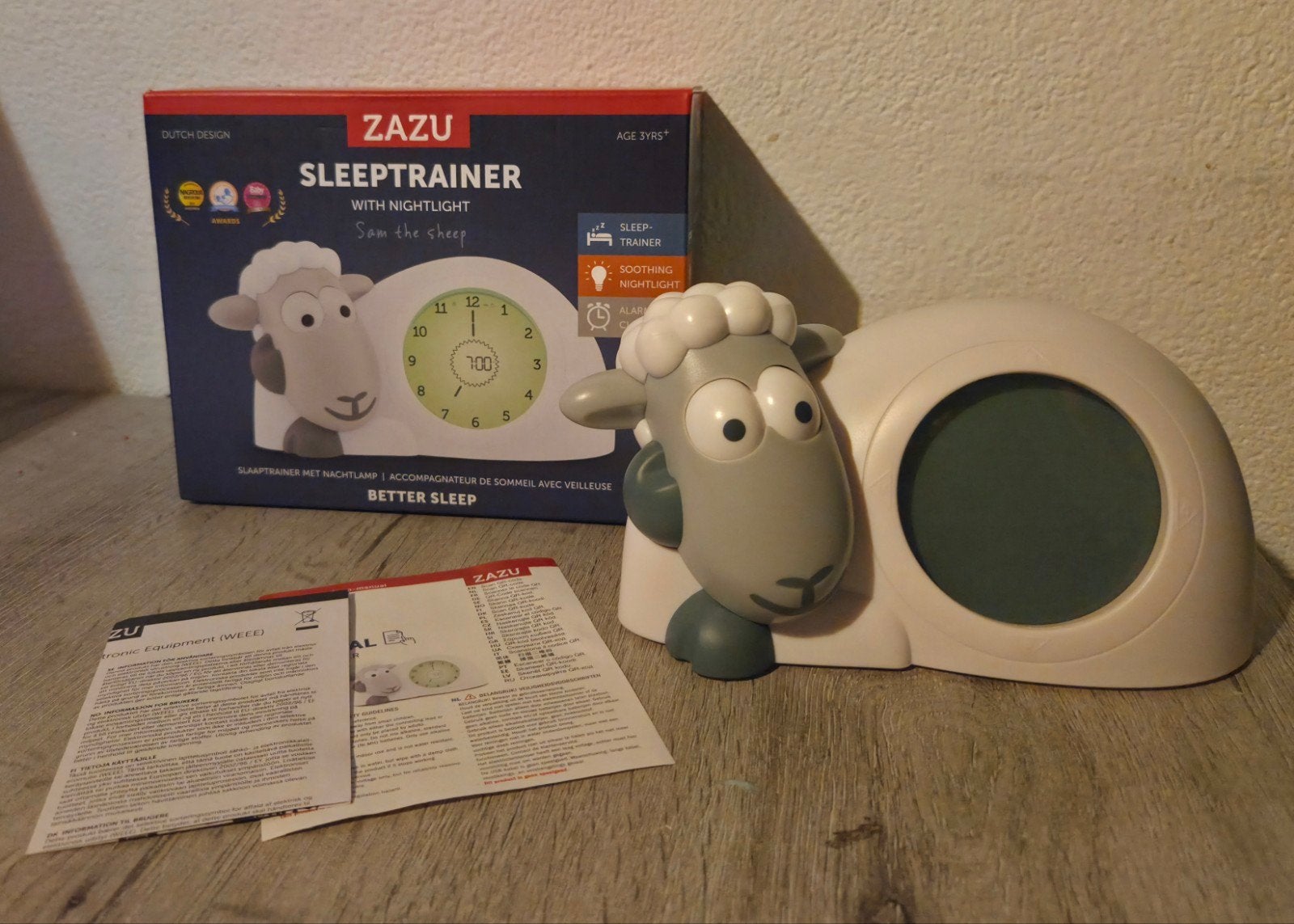 Zazu slaaptrainer sam het schaap, Witgoed en Apparatuur, Wekkers, Ophalen of Verzenden, Nieuw