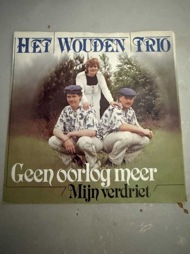 Wouden Trio - Geen oorlog meer - piraten topper -, Gebruikt, Overige formaten, Levenslied of Smartlap, Fotohoes
