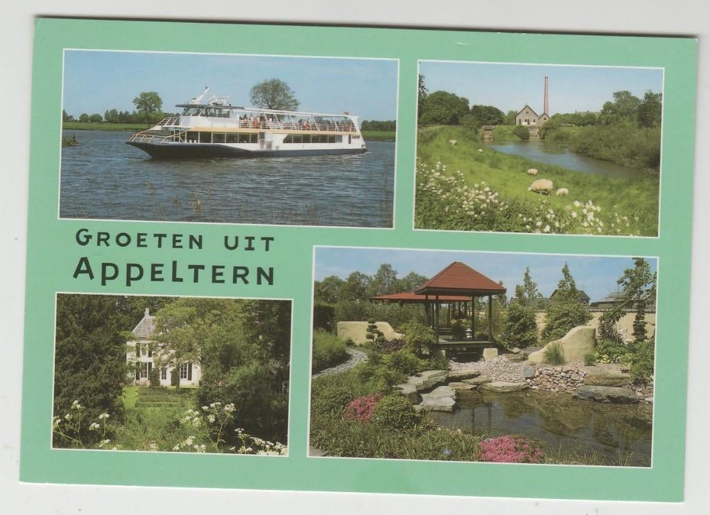 Appeltern Groeten 4 luik Ongelopen 2000, Verzamelen, Verzenden, 1980 tot heden, Ongelopen, Gelderland