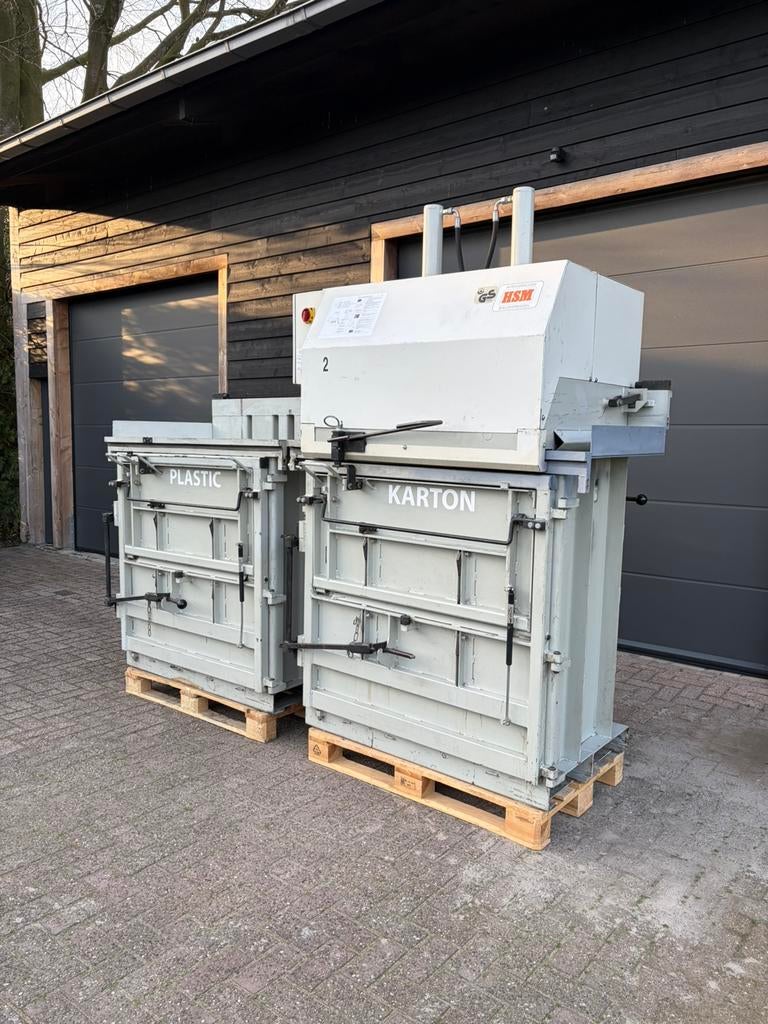 HSM MKP180 | 2 kamerpers | Papierpers | Plasticpers, Ophalen of Verzenden, Zo goed als nieuw