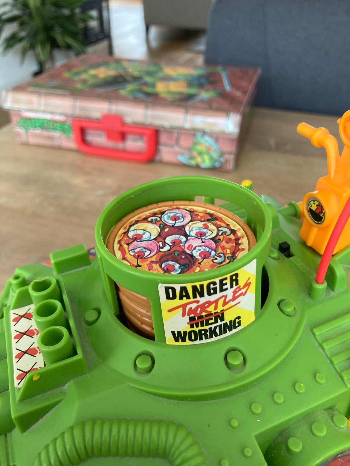 Vintage TMNT Pizza Werper - Teenage Mutant Ninja Turtles, Jongen of Meisje, W, Ophalen of Verzenden, Zo goed als nieuw