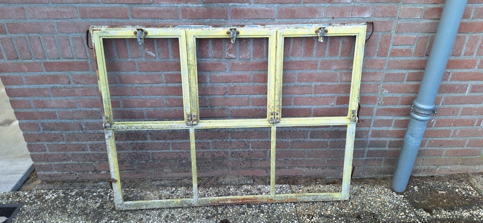 Stalen stalraam, Gebruikt, Raamkozijn, Minder dan 75 cm, Ophalen