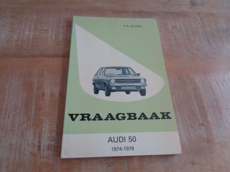 Audi 50 Vraagbaak Werkplaatshandboek NL 1974-1978, Verzenden, Gelezen, Audi