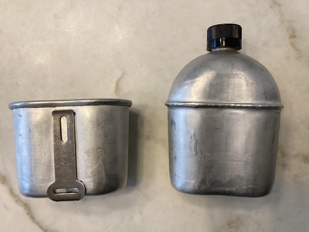 Veld fles compleet, staat ABL 1956 op. €14,95, Ophalen, Landmacht, Nederland