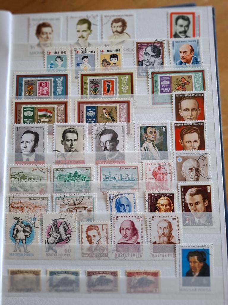 serie Hongaarse postzegels -, Ophalen of Verzenden, Gestempeld