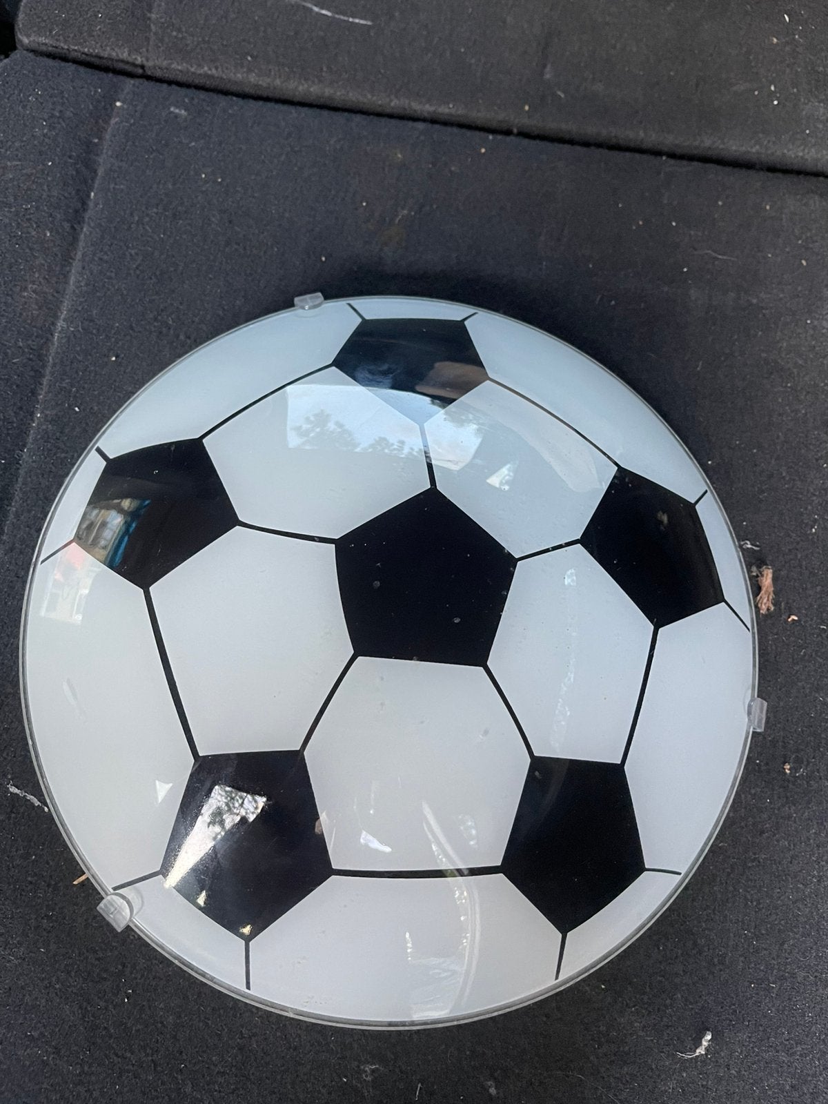 Mooie voetballamp nu 5 euro, Ophalen, Zo goed als nieuw, Ophangbaar, Meerkleurig