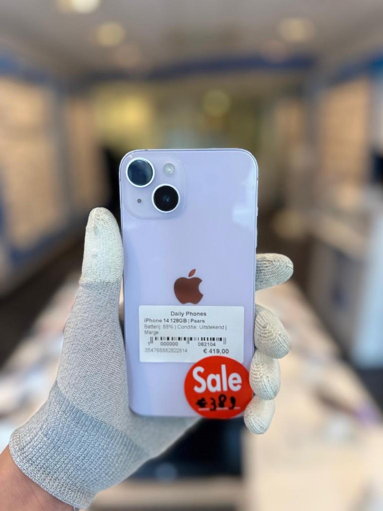 Zo goed als nieuw Apple iPhone 14 128GB, Telecommunicatie, Overige Telecommunicatie, Zo goed als nieuw, Ophalen of Verzenden