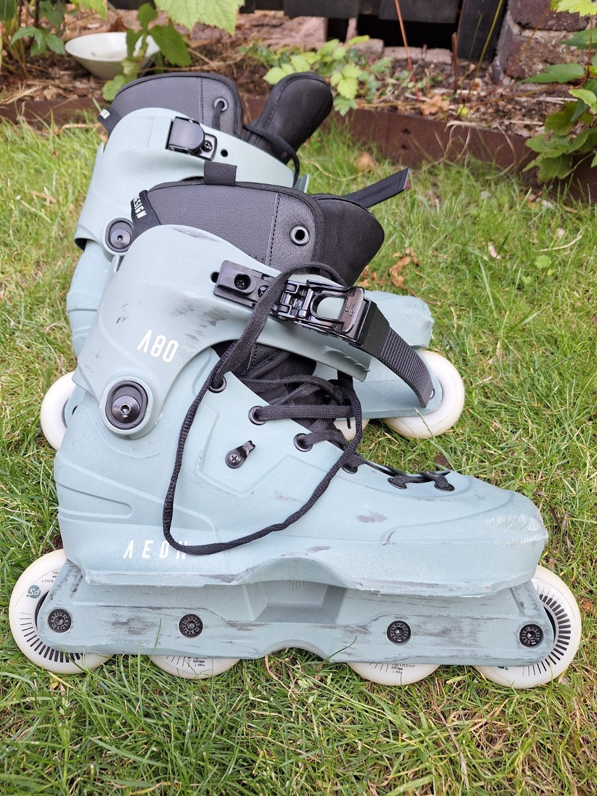 USD Aeon 80 Salvia, Sport en Fitness, Skeelers, Gebruikt, Inline skates 4 wielen, Overige merken, Ophalen