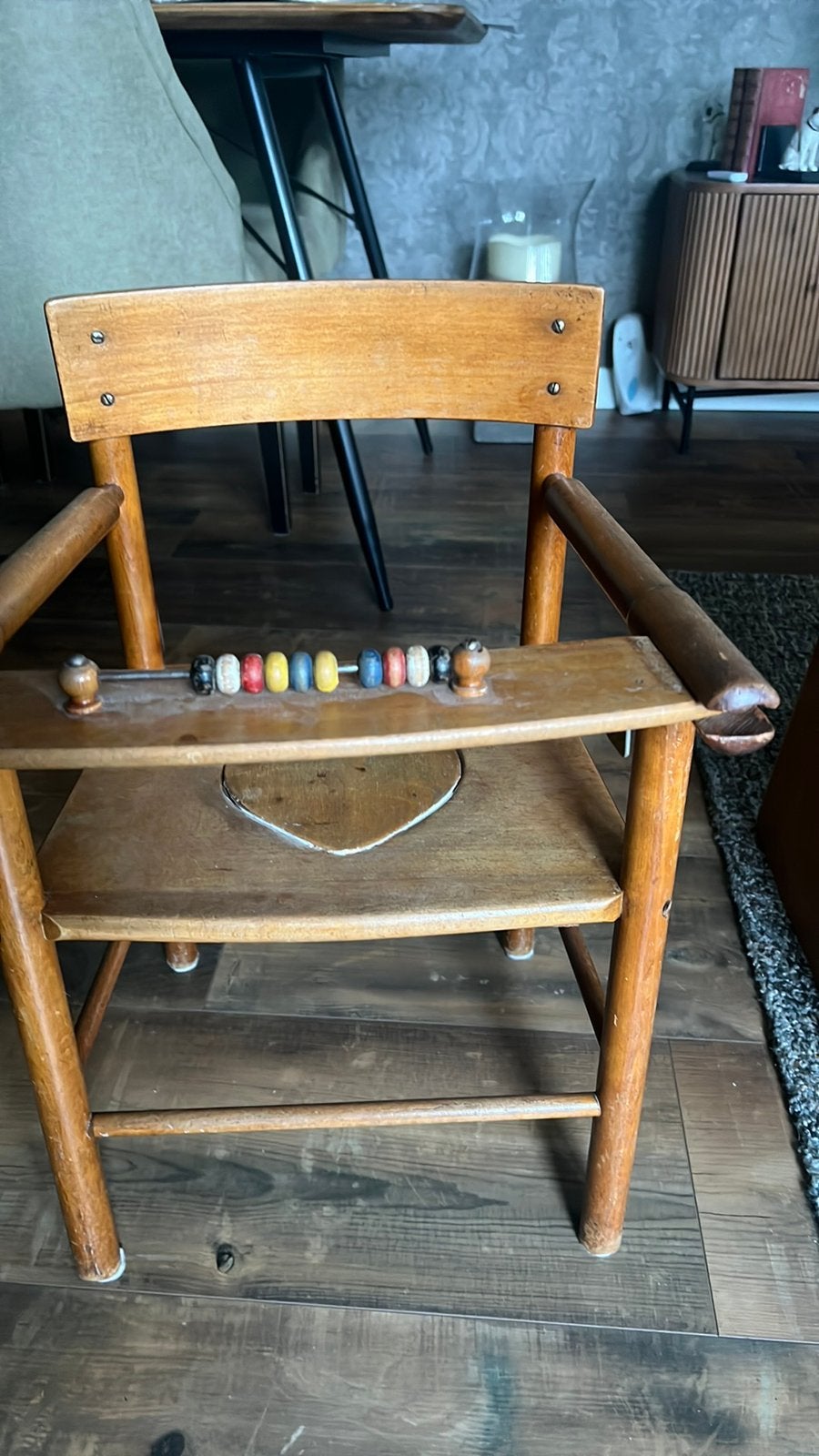Leuk oud brocante kinderstoel, Ophalen