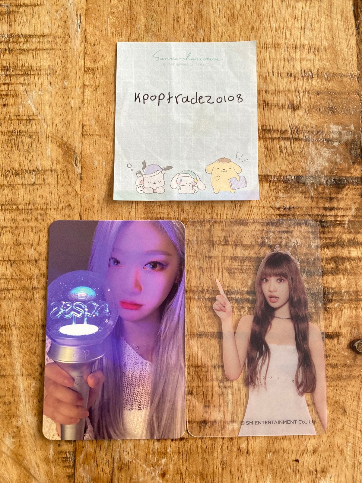 Aespa Photocard Set - Winter & Karina K-Pop, Ophalen of Verzenden, Zo goed als nieuw, Foto of Kaart