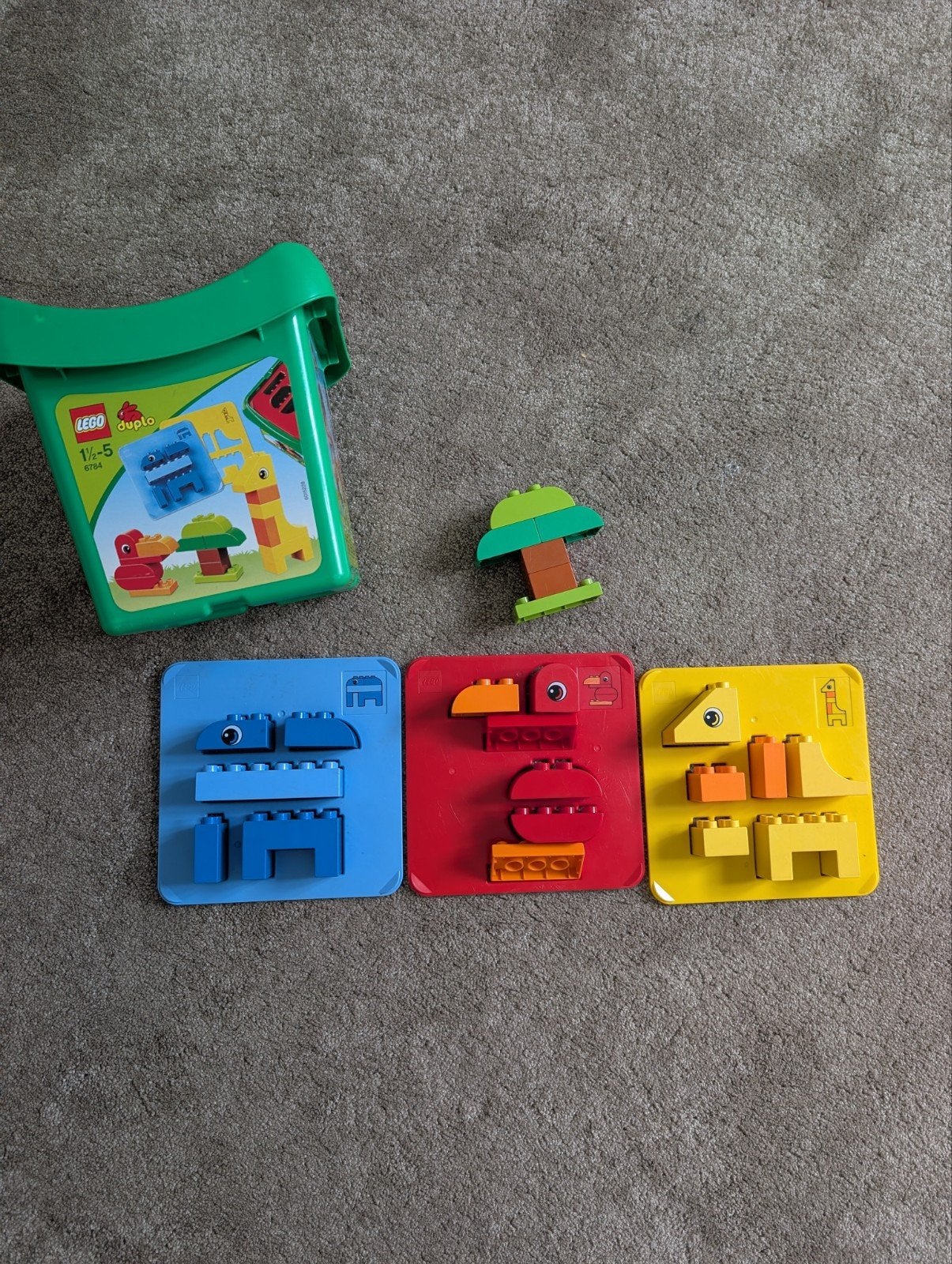 Lego Duplo 6784 Vormenstoof met Dieren, Gebruikt, Overige thema's, Ophalen of Verzenden, Compleet