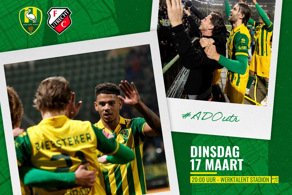 Ado Den Haag - Jong Utrecht Ticket vak V (kinder), Eén persoon, Maart
