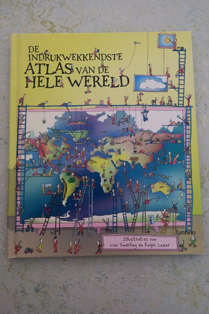 Boek: De indrukwekkenste atlas van de hele wereld, Gelezen, Non-fictie, Simon Adams, Ophalen of Verzenden