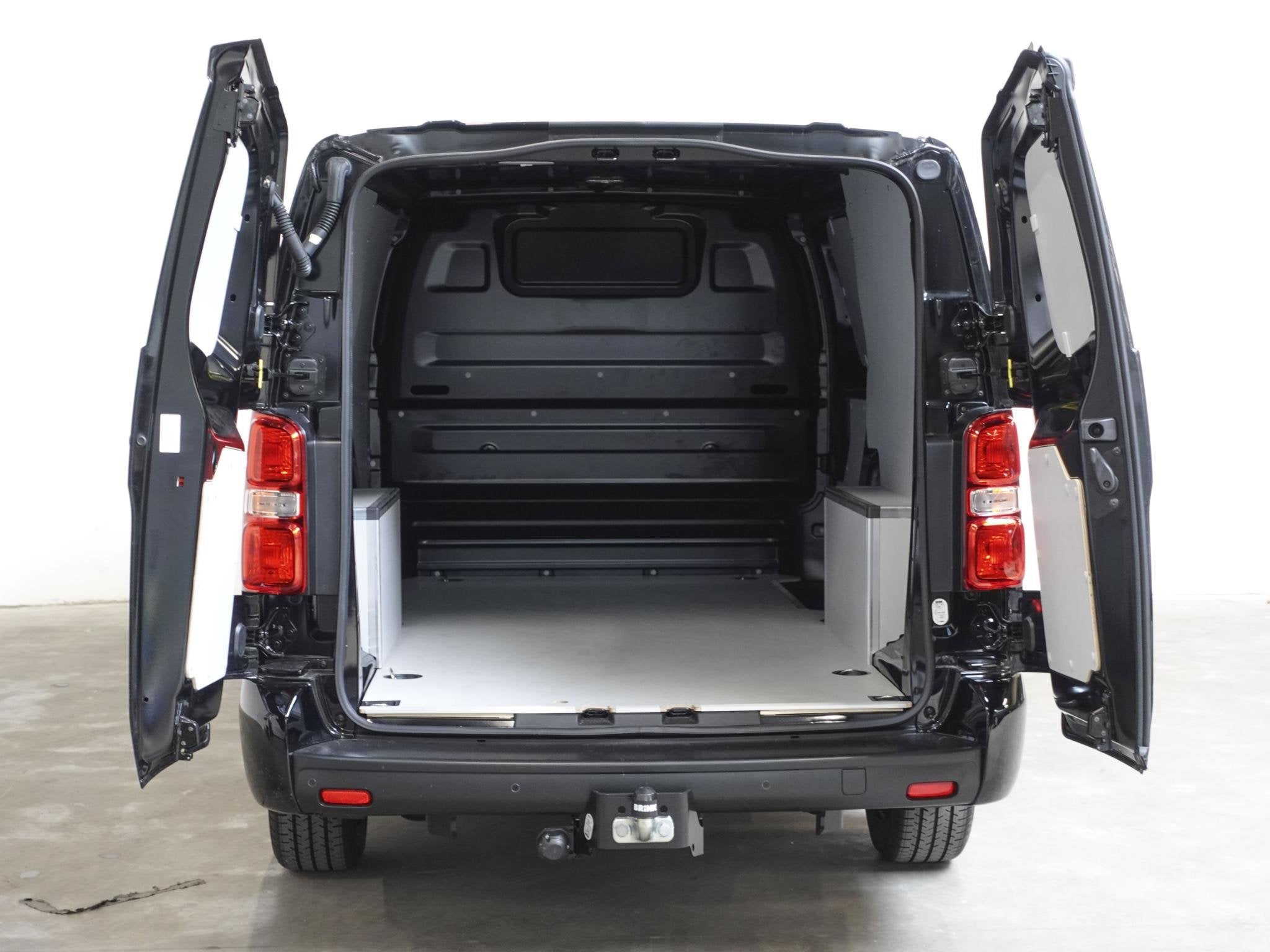 Peugeot Expert 145PK L3 Automaat Airco Cruise Trekhaak, Auto's, Gebruikt, 4 cilinders, 2500 kg, Zwart