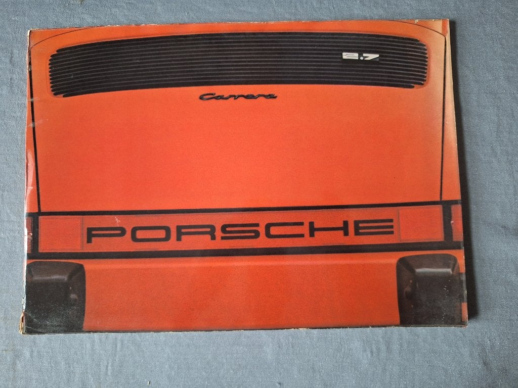 Brochure PORSCHE 911 CARRERA 2.7 - Duits, Verzenden, Gelezen, Porsche