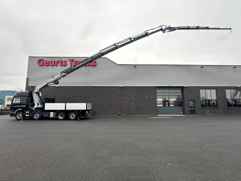 DAF CF 460 8X2 BAKWAGEN MET FASSI F660RA.2.27 XHE-DYNAMIC ME, Auto's, Automaat, Euro 5, 460 pk, Zwart