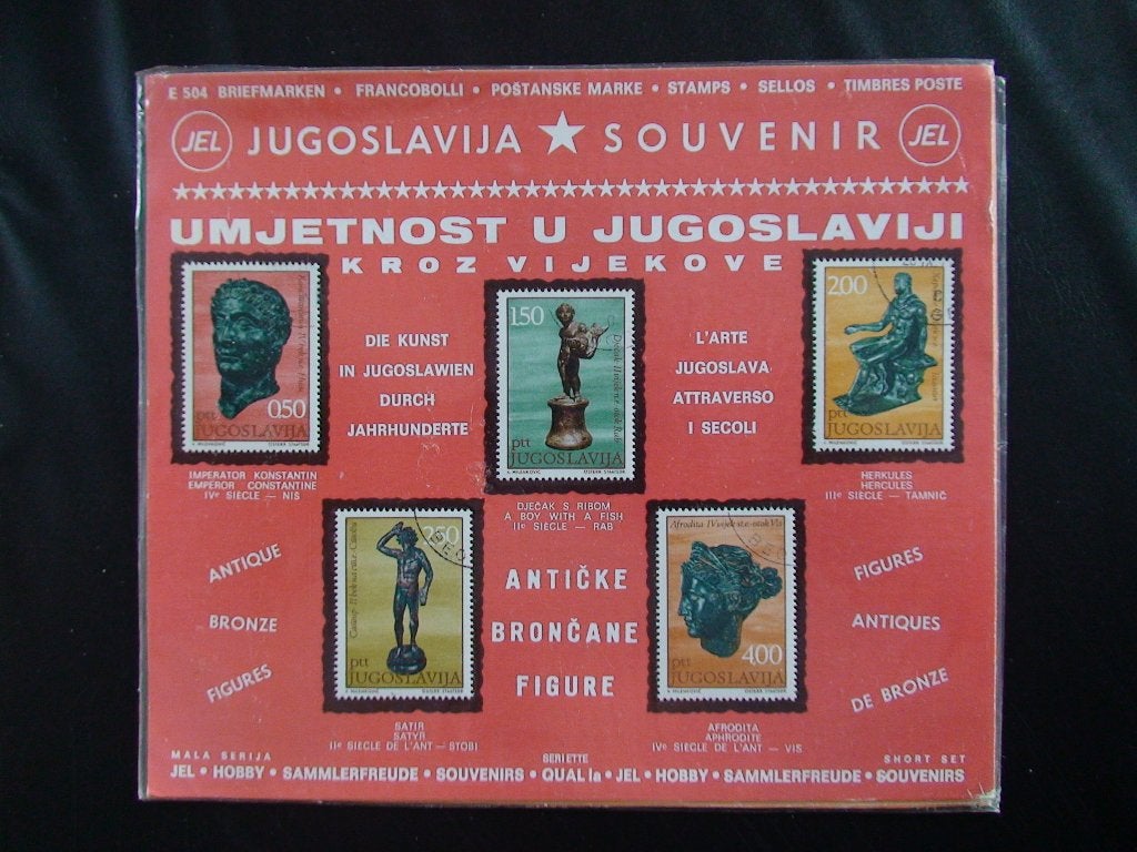 Joegoslavische postzegels thema kunst zegels van 0.50 tot 4, Ophalen of Verzenden, Buitenland