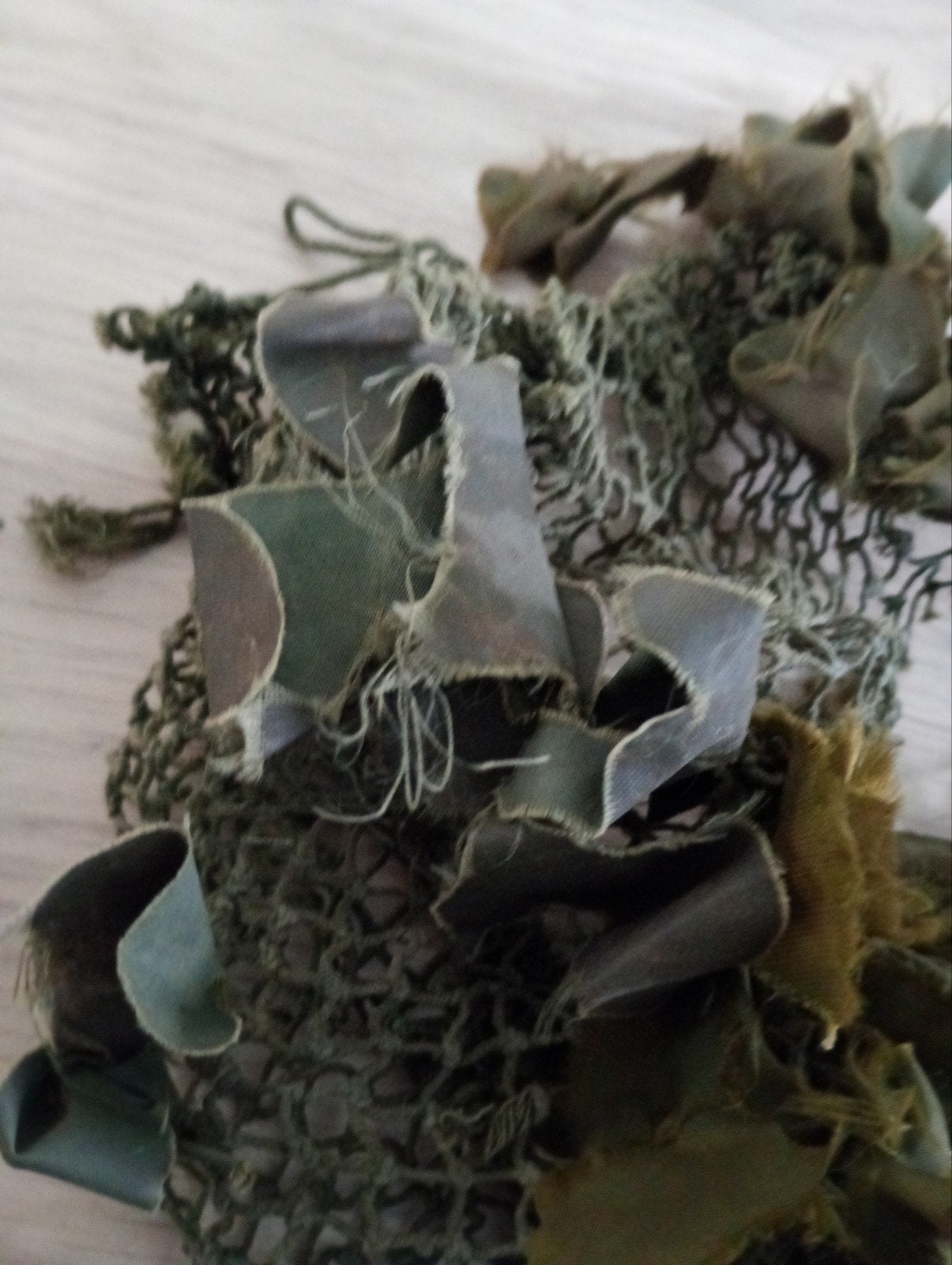 Helmnet met parachute camouflage., ., Ophalen of Verzenden, ., Nederland