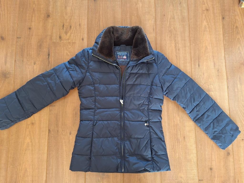 Donkerblauwe River Woods jas - Maat S, Kleding | Dames, Blauw, River Woods, Ophalen of Verzenden, Maat 36 (S)