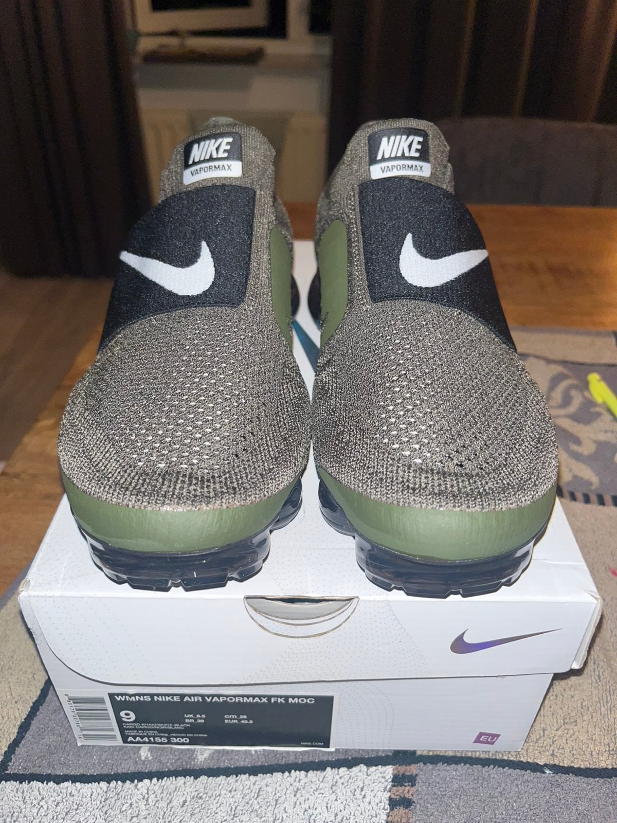 WMNS Nike Air Vapormax FK MOC Cargo Khaki. Maat 40,5., Ophalen of Verzenden, Nieuw, Overige kleuren, Sneakers of Gympen