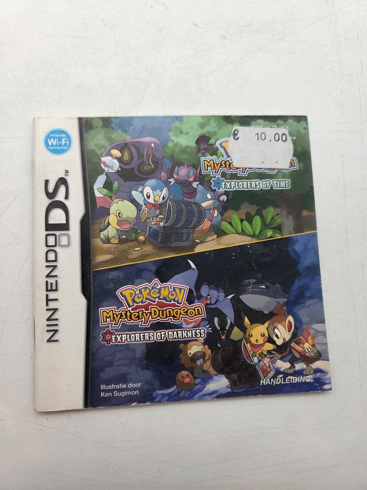 Pokémon Mystery Dungeon Explorers of Time - Handleiding, Spelcomputers en Games, Nintendo, Gebruikt, Ophalen of Verzenden, Role Playing Game (Rpg)